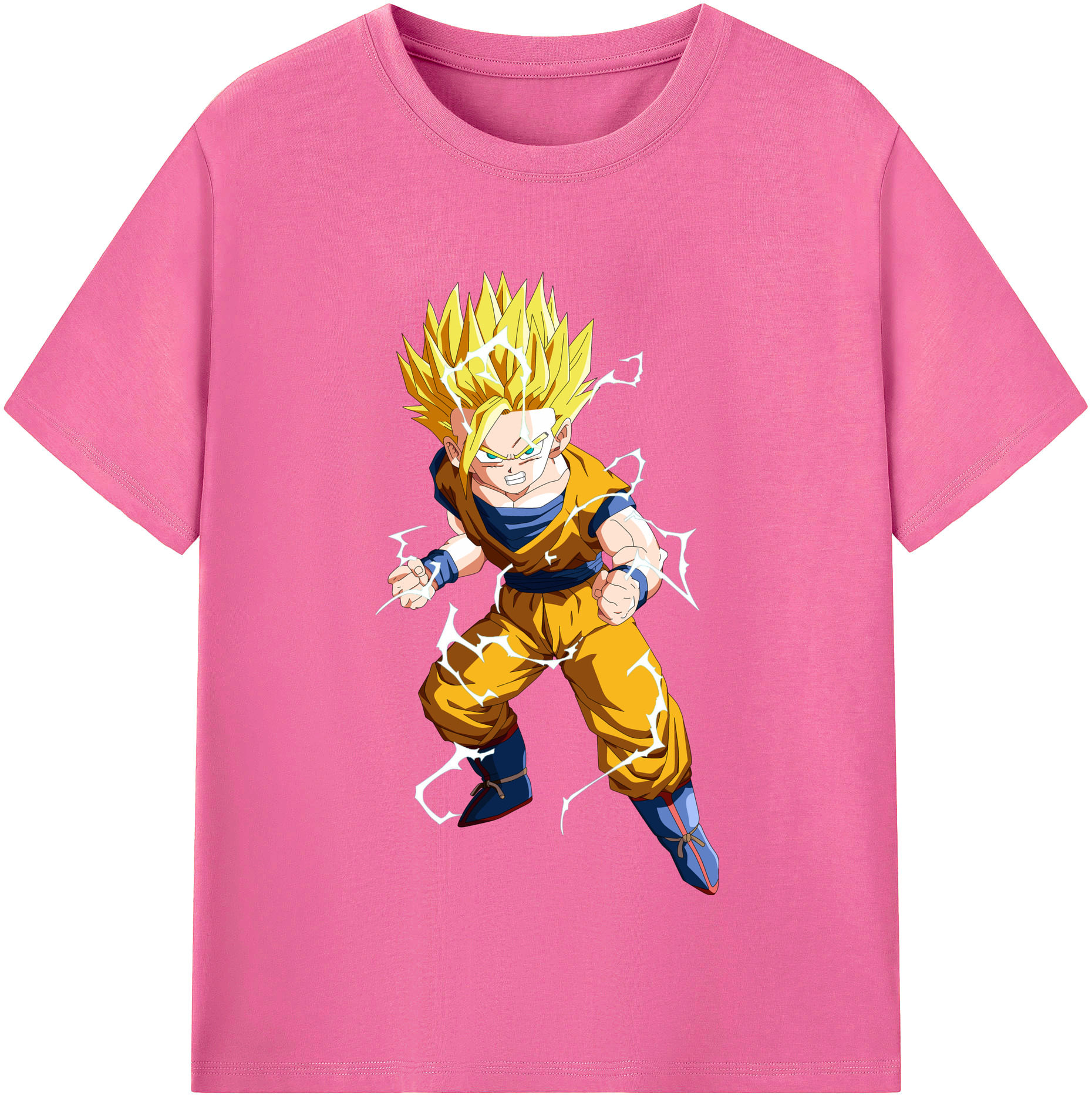 （画像用） ドラゴンボール 孫 悟飯（そんごはん）DRAGON BALL Son Gohan レディースカジュアルプリントTシャツ（綿100％）